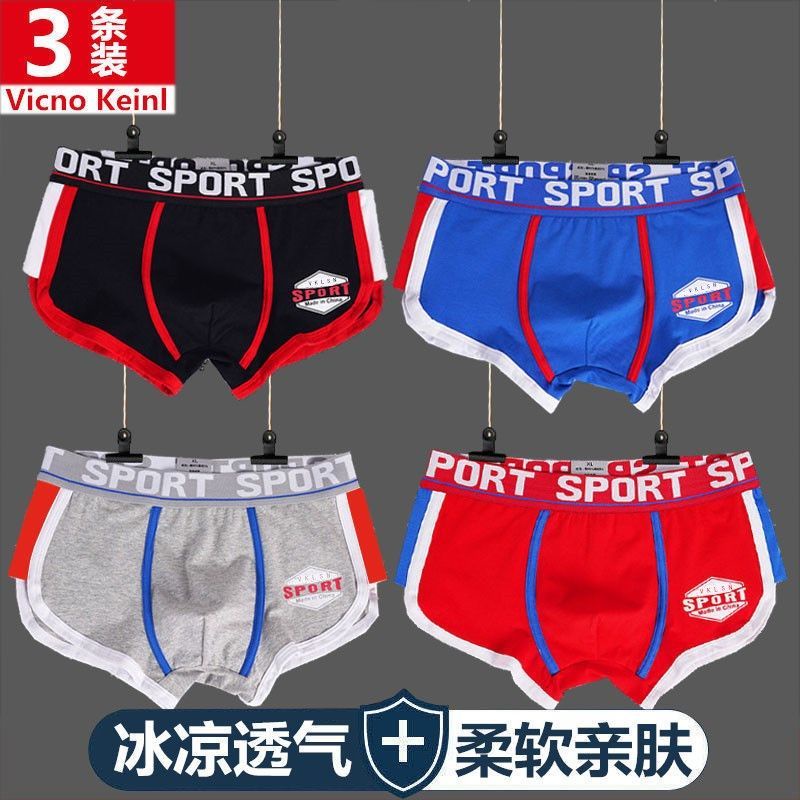 Quần lót Boxer vải Cotton thời trang mùa hè cho nam