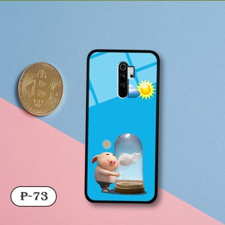 Ốp lưng kính 3D Xiaomi Redmi Note 8 Pro- hình cute
