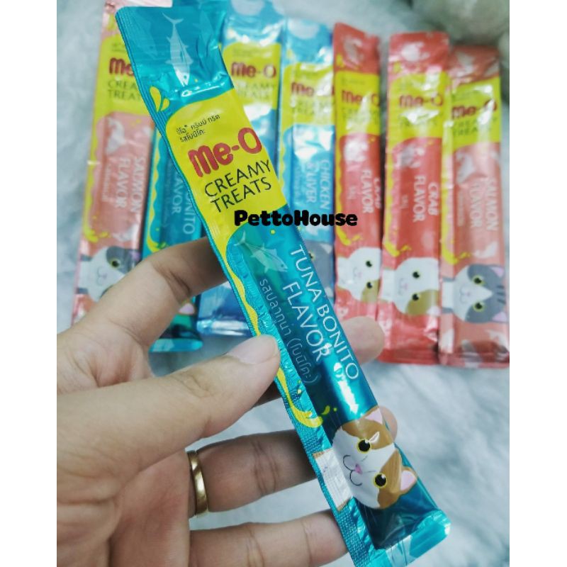 1 tuýp/thanh 15g MeO Me-O Me0 Me-0 creamy treat Soup thưởng cho mèo