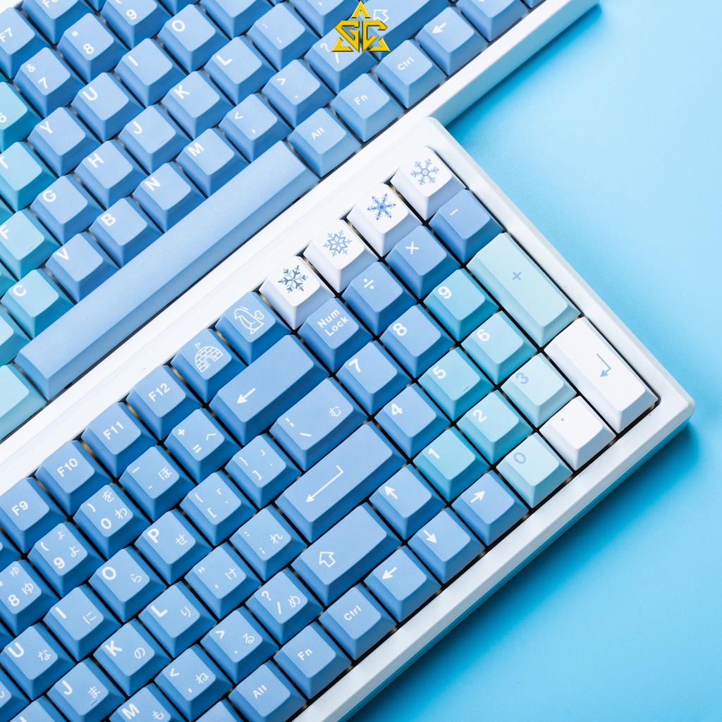 Keycap GMK Yetti Clone 129 nút Profile CHERRY PBT Nhám