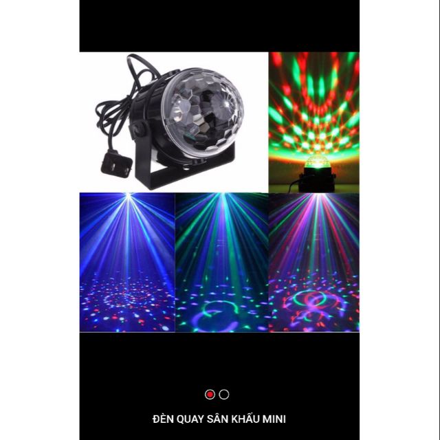 đèn quay sân khấu mini.