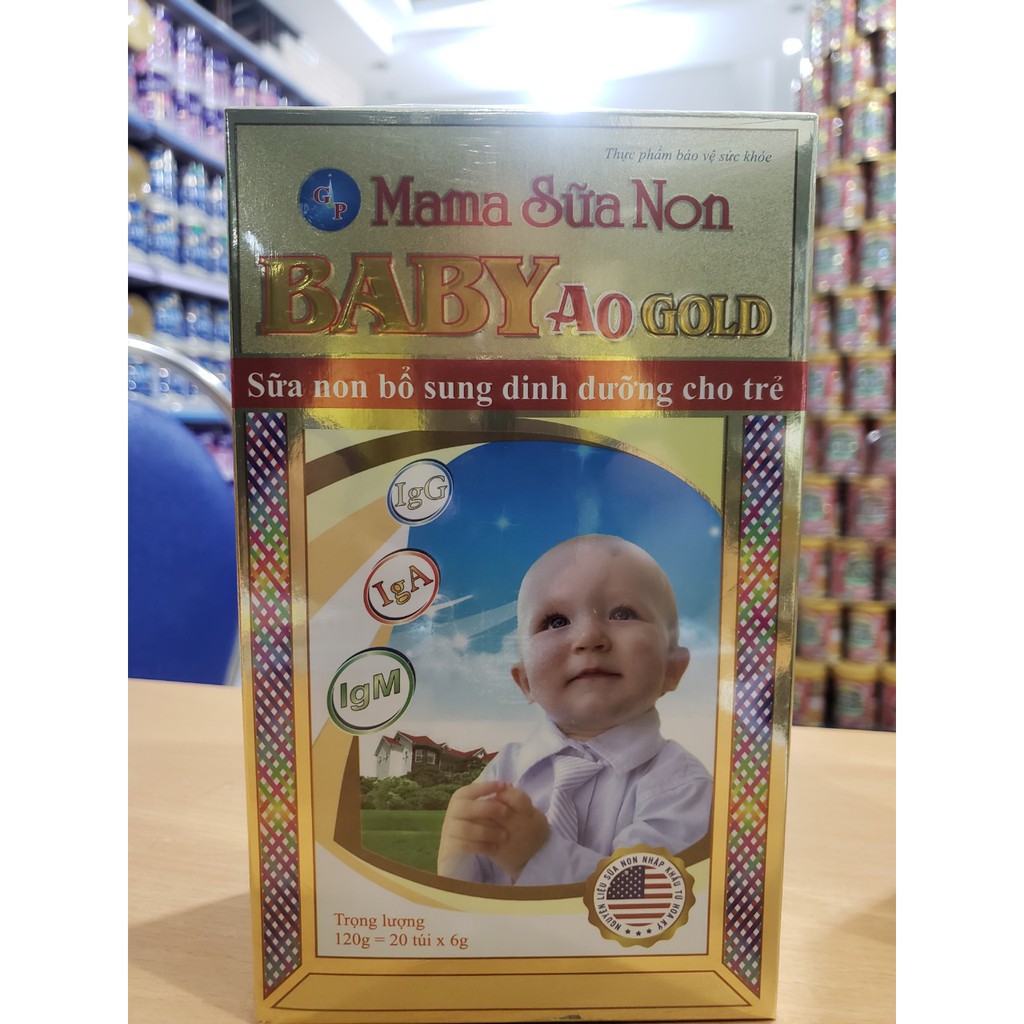 MAMA SỮA NON BABY A0 GOLD 120G