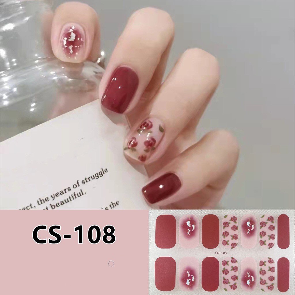 Miếng dán móng tay trang trí 3D Bộ sticker móng tay Hoạt Hình Dễ Thương Không Độc Hại Chống Nước DIY