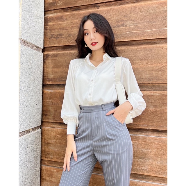 ZIEL Sơ mi nữ vải lụa cao cấp | Kylie Shirt