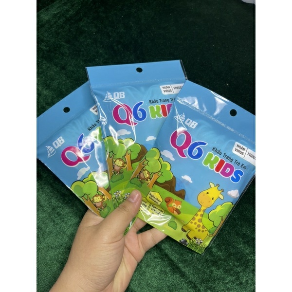 Khẩu trang kháng khuẩn -  chống bụi Q6 cho bé