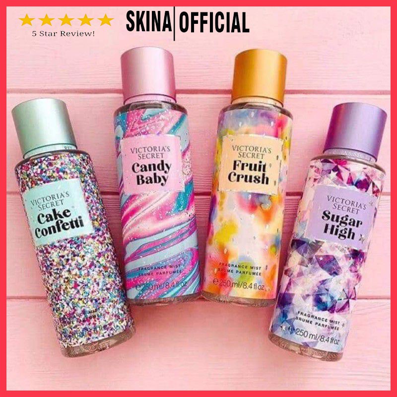 Xịt thơm toàn thân Victoria's Secret body mist mẫu mới đủ mùi