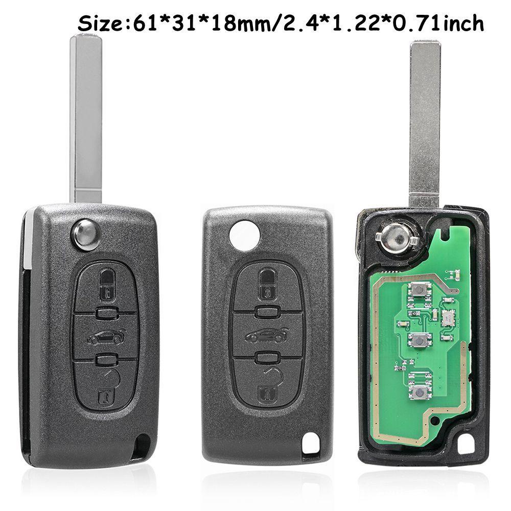 Chìa Khóa Điều Khiển Từ Xa 433MHz Chuyên Dụng Cho CITROEN