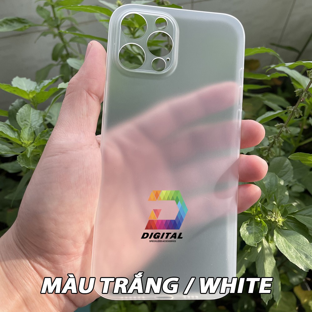 Combo 2 Ốp Lưng Trong Nhám Unibody iPhone 12 PRO MAX Siêu Mỏng
