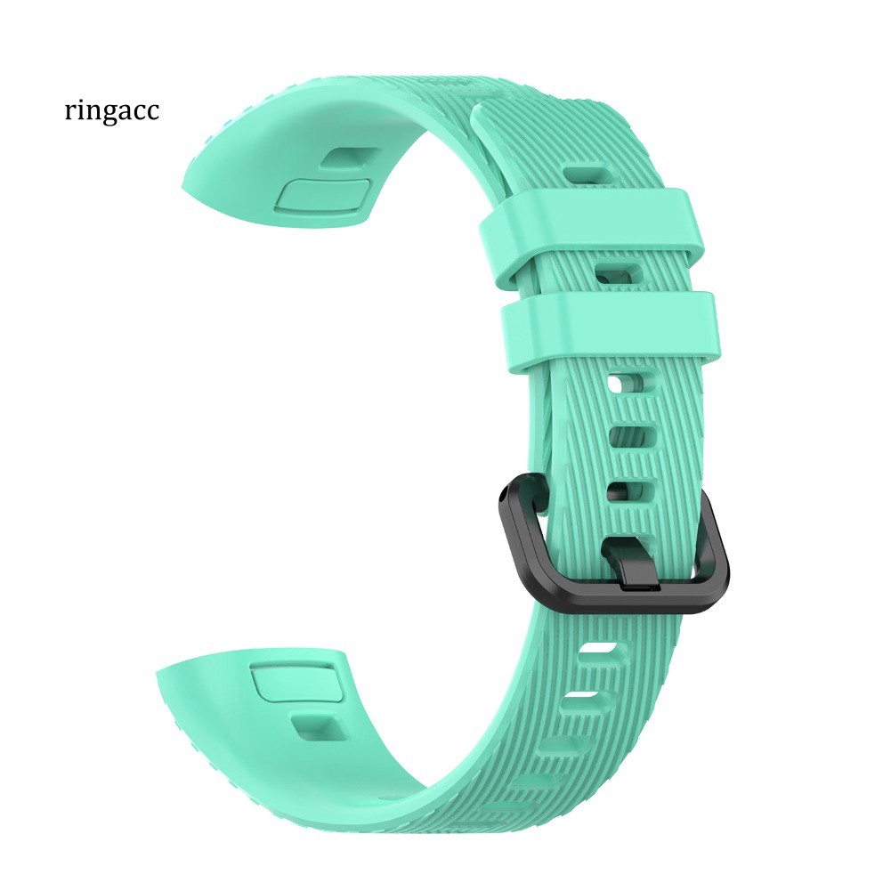 Dây Đeo Thay Thế Chất Liệu Silicon Màu Trơn Cho Huawei Band 4 Pro Ter-B29S