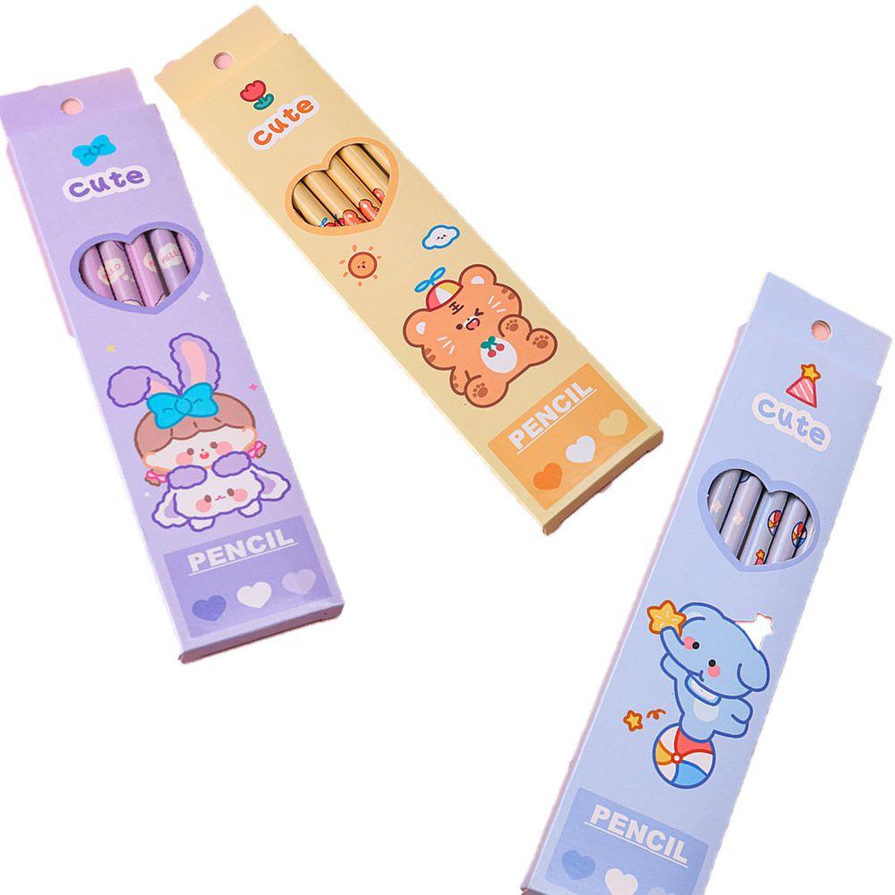 Bộ Bút Chì Than Hoạt Hình HB Dành Cho Học Sinh