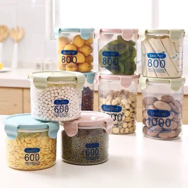 Set 3 hộp đựng đồ khô - hộp đựng thức ăn