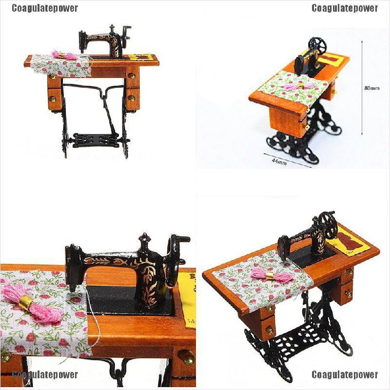Mô Hình Máy May mini Dễ Thương Trang Trí Nhà Búp Bê