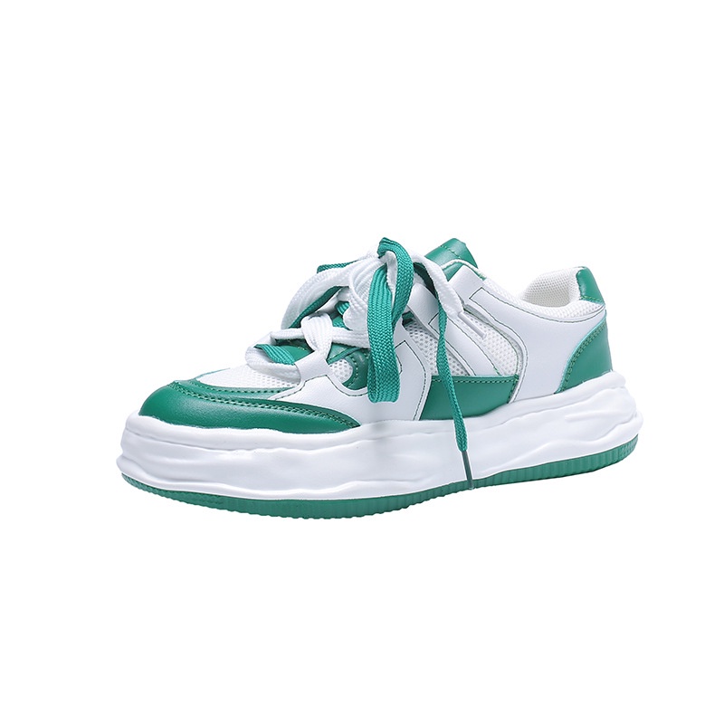 Giày thể thao RENBEN 2022 siêu nhẹ thoáng khí phối màu phong cách mùa thu cho nữ