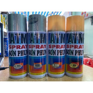 SƠN XỊT nhũ vàng A228 và A400, A300, A100 ( sơn phun)