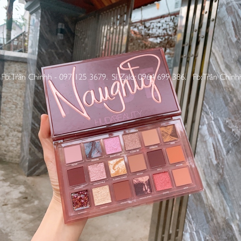 Có sẵn - Bảng phấn mắt Huda Beauty Naughty Eyeshadow Palette