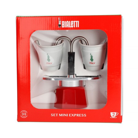 Ấm Pha Cà Phê Moka Pot Bialetti Mini Express Italia 2 cups