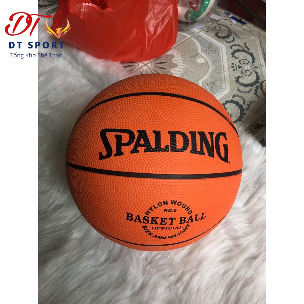 Quả bóng rổ da Spalding banh bóng rổ size 5,6,7 siêu bền ⚡ Free Ship + Tặng quà ⚡ chơi cho sân outdoor, indoor