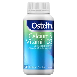 Viên bổ sung canxi + vitamin d3 ostelin úc 130v