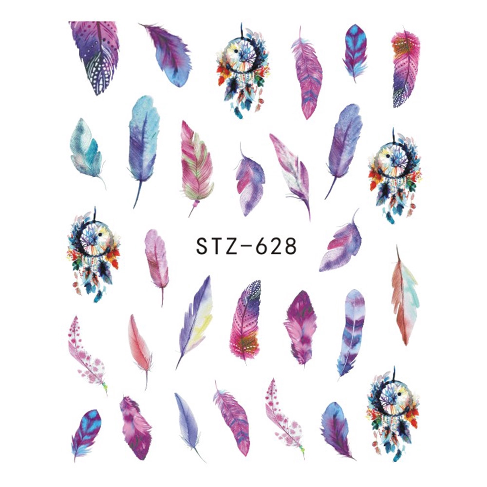 [Hàng mới về] Miếng hình dán trang trí móng tay họa tiết xinh xắn đẹp mắt