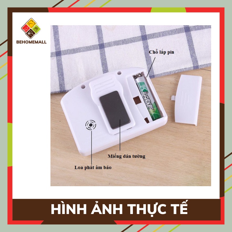 Đồng hồ hẹn giờ điện tử BEHOMEMALL bấm hẹn thời gian nấu ăn làm bánh tiện lợi