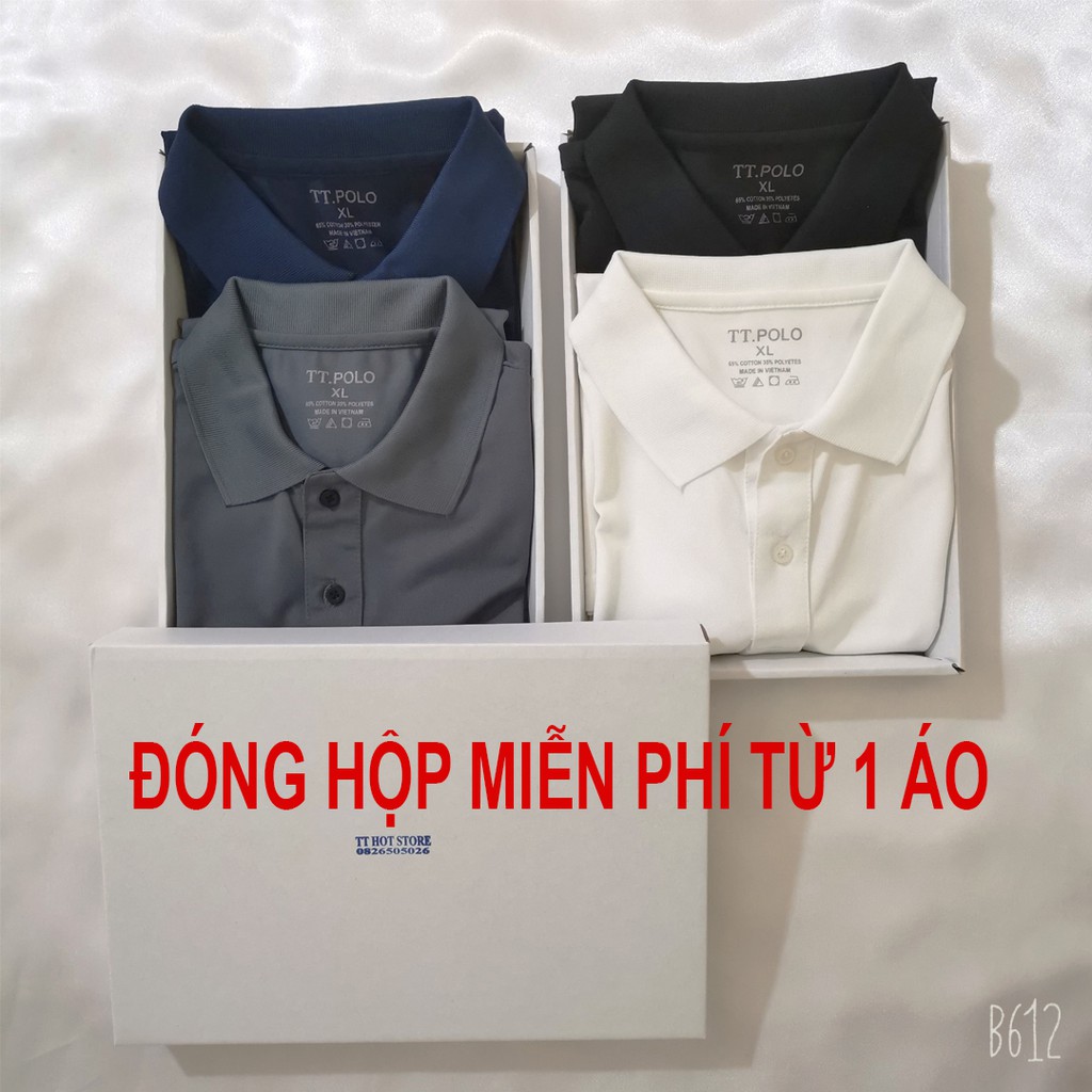 Áo Polo nam trơn basic Hàng Việt Nam cao cấp, chất vải cá sấu , chống nhăn tuyệt đối | BigBuy360 - bigbuy360.vn
