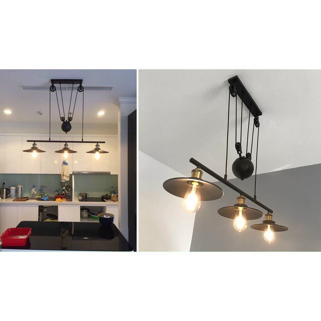 Đèn Thả MONSKY VIOES Phong Cách Bắc Âu sang trọng, cao cấp - Tặng kèm bóng led T64 [ ẢNH THẬT 100%].