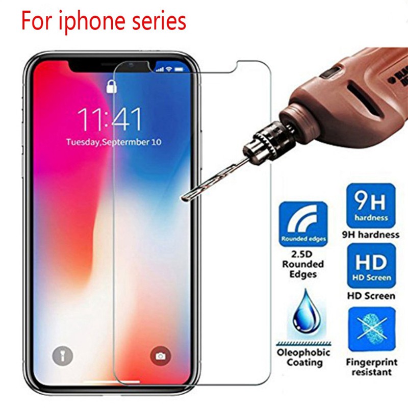 Kính Cường Lực Bảo Vệ Màn Hình Cho Iphone X Xs Max Xr 12 Mini 11 Pro Max 5 6 S 7 8 Plus