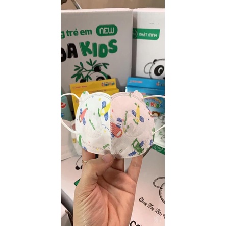 Khẩu trang PANDA 3D Cho Trẻ Em Từ 0&gt;3 Tuổi Bịch 10c Kiểu Dáng Hàn Quốc An Toàn Cho Bé