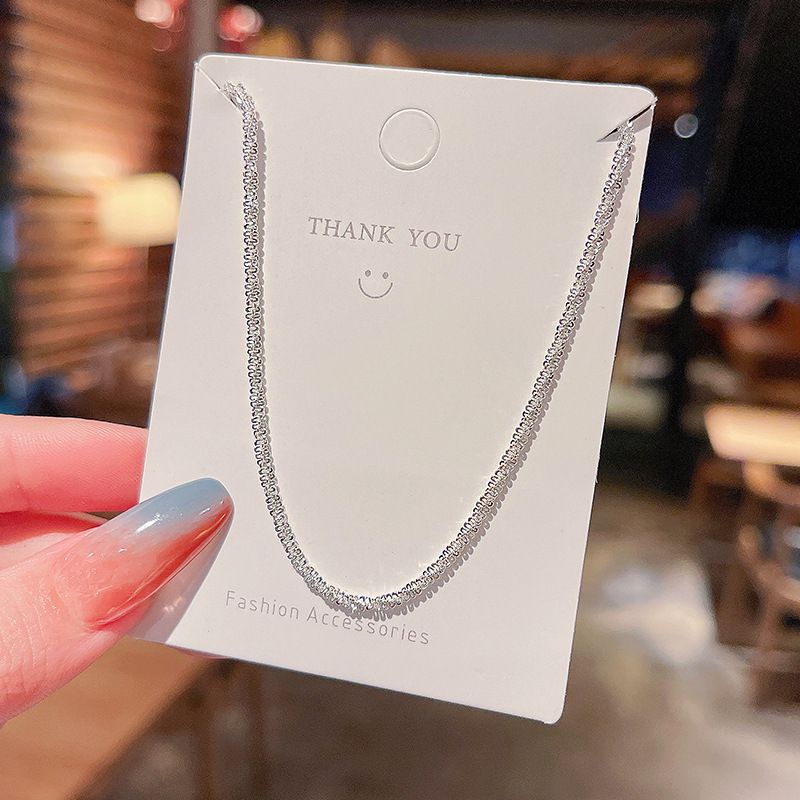 Vòng cổ nữ Bạc S925 - Dây chuyền bạc nữ S925 lấp lánh Bling Bling dễ thương, thanh lịch ZaZa Accessories
