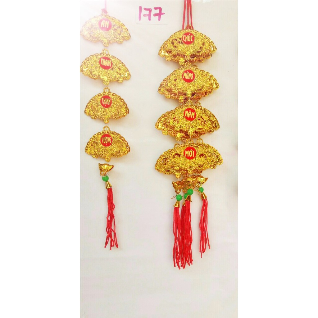 QUẠT TỨ QUÝ TRANG TRÍ TẾT - NK177.8.9