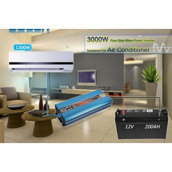 Bộ đổi điện sin chuẩn 3000w 12v sang 220v FPC - 3000A