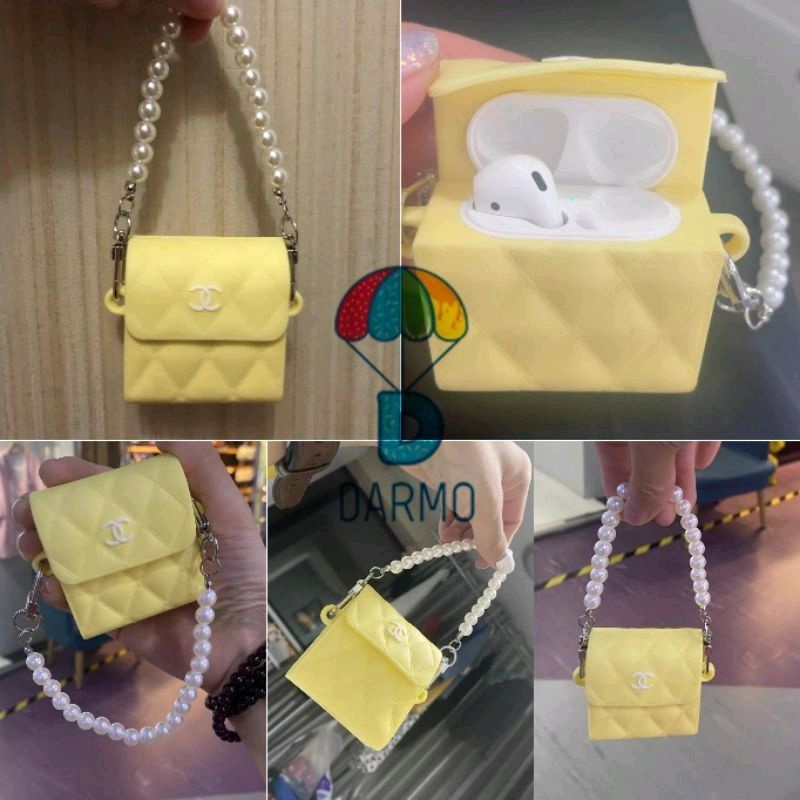 Case bảo vệ tai nghe Pro/1/2 túi xách màu vàng