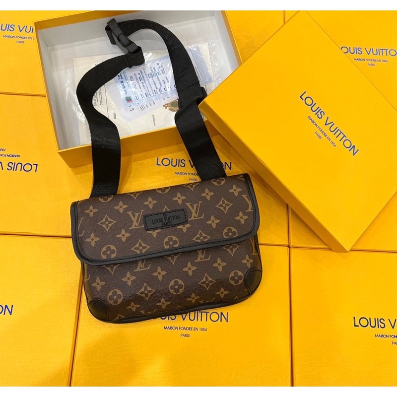 Túi đeo chéo Lv - túi xách nam các hãng giá rẻ chất liệu da Pu cao cấp - ảnh kèm video thật