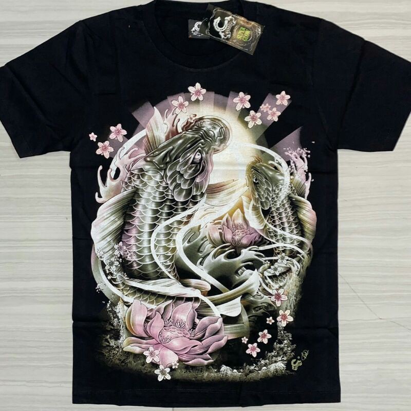 Áo Thun 3D Thái Lan Unisex hình cá chép
