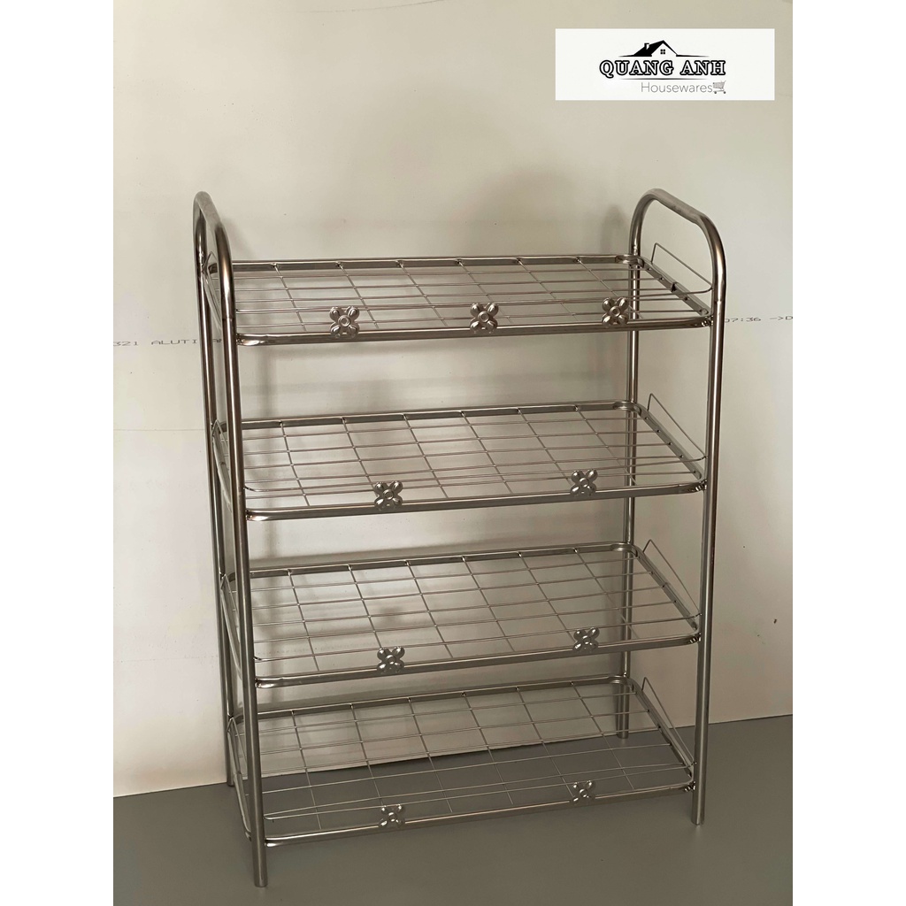 Kệ giày dép inox 4 tầng
