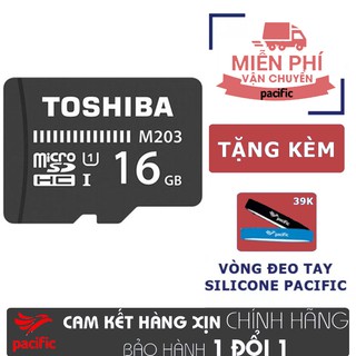 Thẻ nhớ toshiba 16gb microsdhc uhs-i u1 100mb/s - tặng que chọc sim pacific