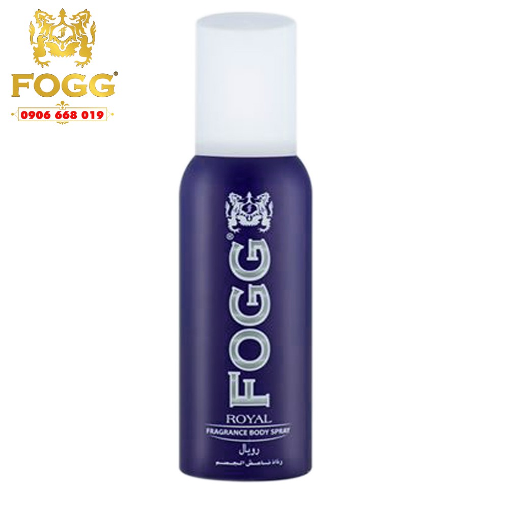 NƯỚC HOA XỊT TOÀN THÂN DÀNH CHO  NAM FOGG ROYAL 120ML, XỊT 800 LẦN, NHẬP KHẨU DUBAI