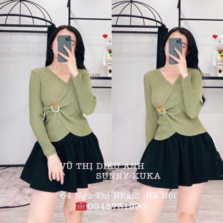 Áo lệch đắp tà ulzzang
