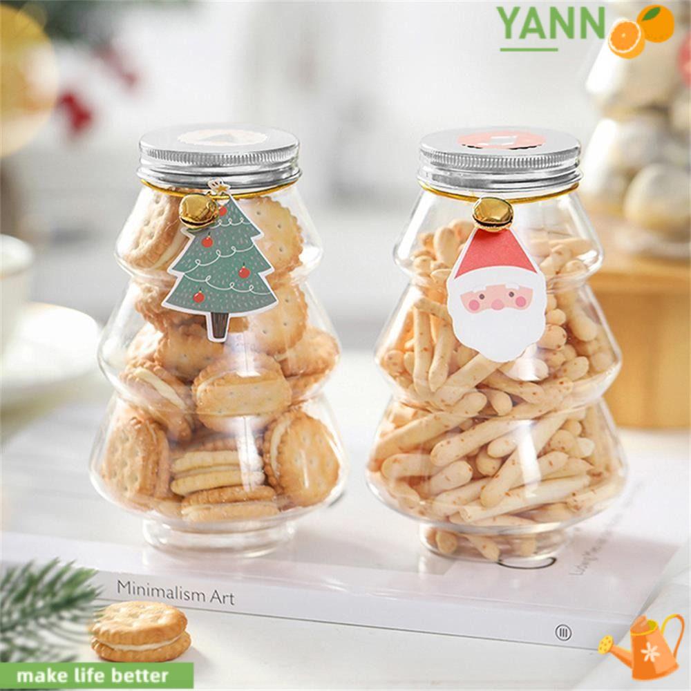 Lọ Đựng Kẹo 1 Ngăn Hình Cây Thông Giáng Sinh Dễ Thương