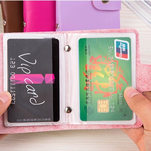 Ví đựng thẻ ATM các loại có khóa bấm tiện lợi (đựng 24 thẻ) Superbag668 243