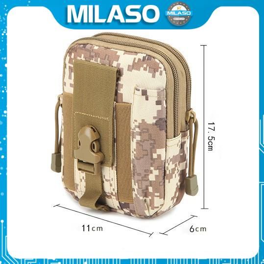 [Tặng móc iRing] Túi Du Lịch Chống Nước Nam Nữ MILASO Đeo Hông Đi Du Lịch, Xe Máy Nhiều Ngăn Đa Năng FB-001029-IR | BigBuy360 - bigbuy360.vn