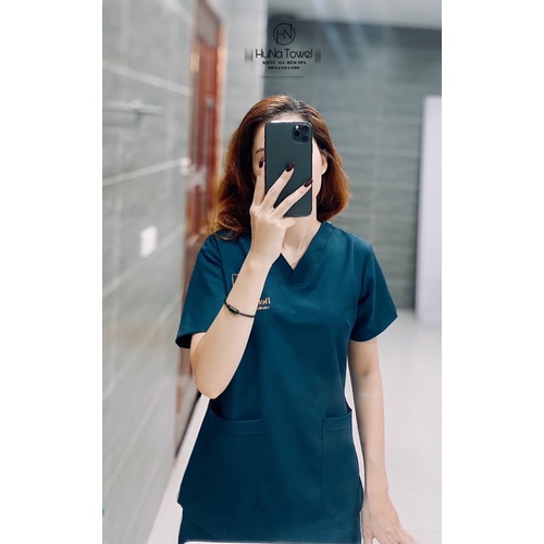 Bộ Kỹ Thuật Viên cho spa, nha khoa, thẩm mỹ chất cotton lạnh loại 1 ko bai sùi