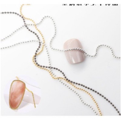 Xích  bi sắt vàng bạc trang trí nail nhé ạ