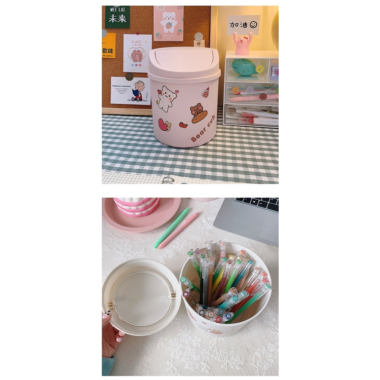 Thùng Đựng Rác Mini Siêu Cute