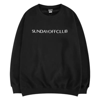 @palette.wear áo sweater in chữ "sundayoffclub"