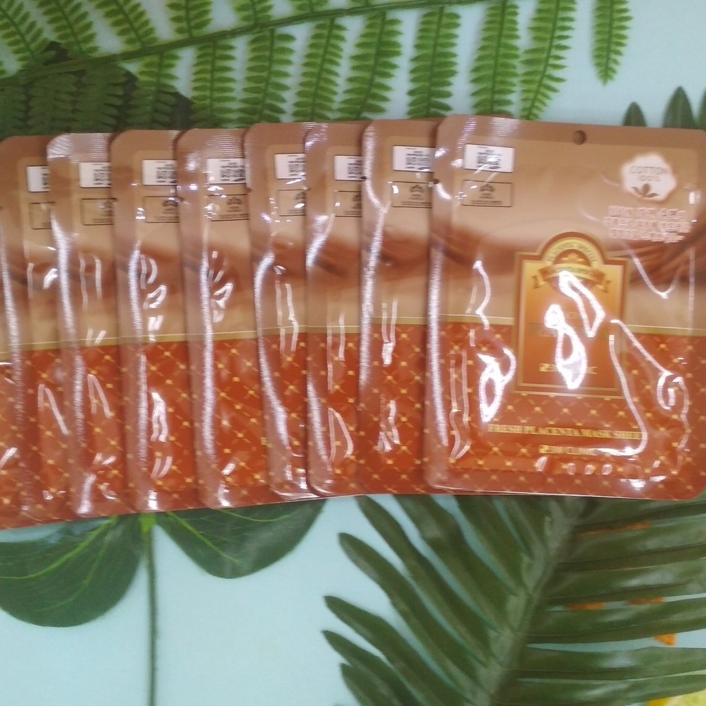 MẶT NẠ DƯỠNG DA THIÊN NHIÊN NHAU THAI CỪU MỸ PHẨM CHĂM SÓC CHÍNH HÃNG HÀN QUỐC 3W CLINIC FRESH PLACENTA MASK SHEET LỘT