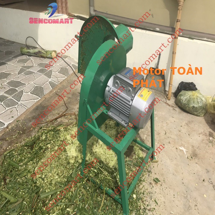Máy thái chuối 1,5KW khung sắt chắc chắn