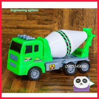Đồ chơi xe trộn bê tông - xe bồn quán tính cho bé