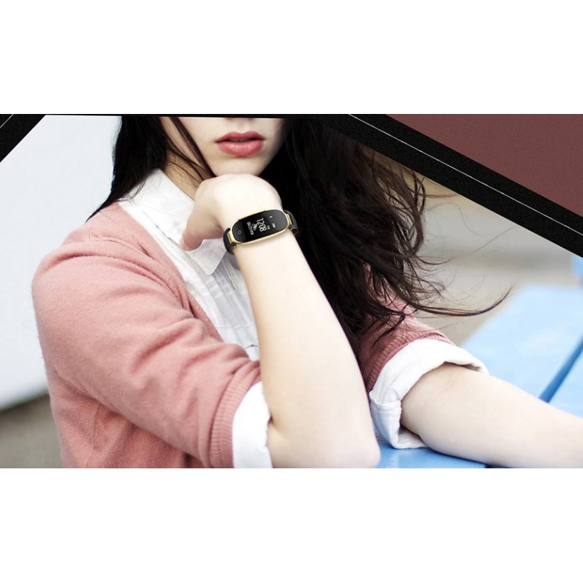 Đồng hồ nữ, đồng hồ thông minh nữ WristBand MIJAFIT S3 năm 2018 cho phái đẹp, bảo hành 6 tháng