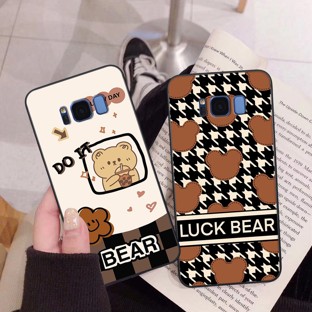 Ốp lưng Samsung S8 / S8 PLUS happy day, gấu bear dễ thương - BỀN - ĐẸP -BAO GIÁ TOÀN THỊ TRƯỜNG